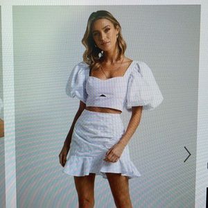 SHOWPO Astarte two piece set in white - NWT